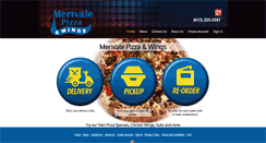 Desktop Screenshot of merivalepizzaandwings.com